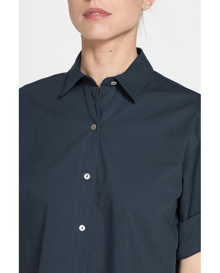 CAMICIA CROP A MANICA CORTA