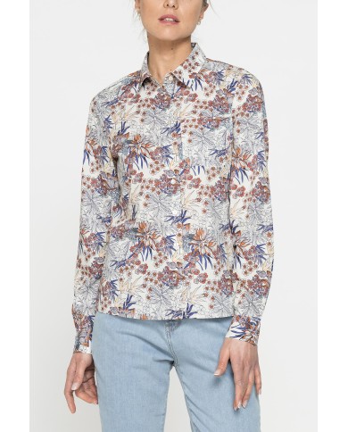 CAMICIA BASIC STAMPATA