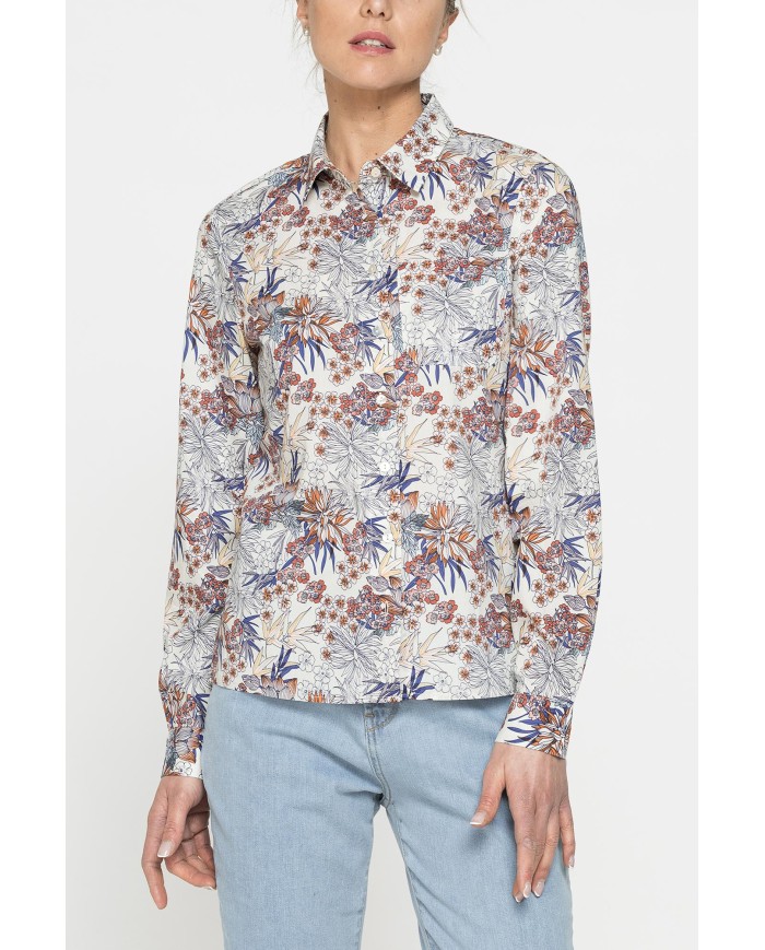 CAMICIA BASIC STAMPATA