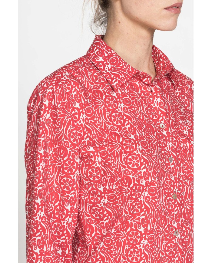 CAMICIA BASIC STAMPATA