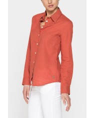 CAMICIA MANICA LUNGA IN MISTO LINO