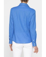 CAMICIA MANICA LUNGA IN MISTO LINO