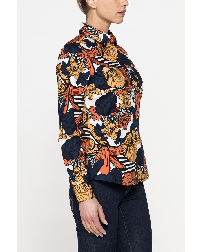 CAMICIA SFIANCATA IN MUSSOLA