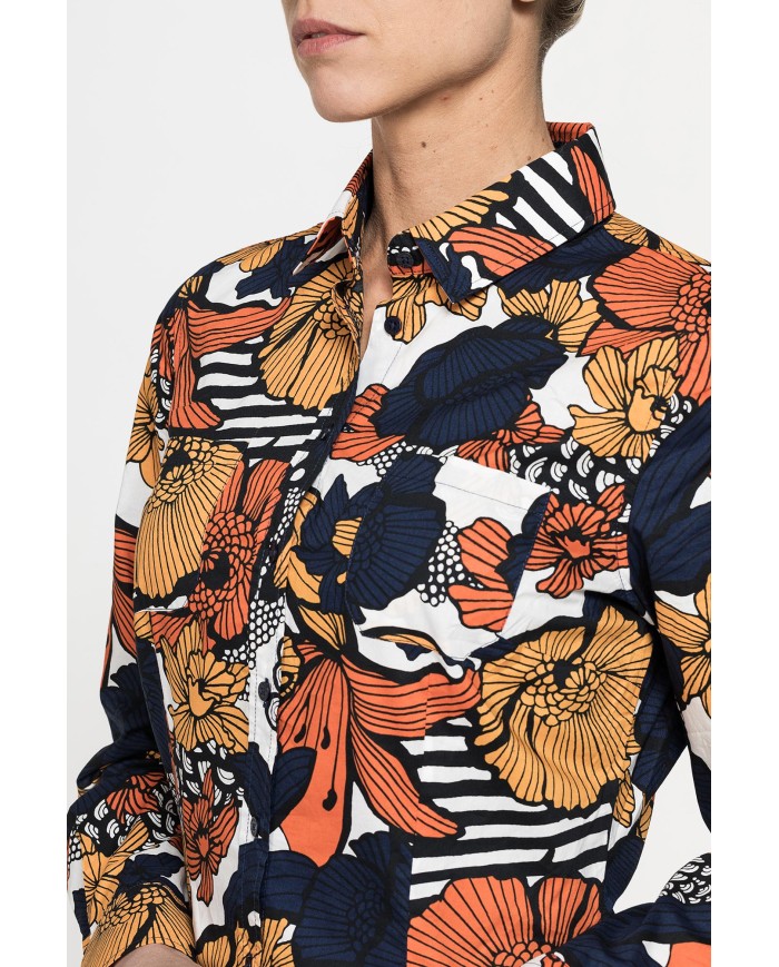 CAMICIA SFIANCATA IN MUSSOLA