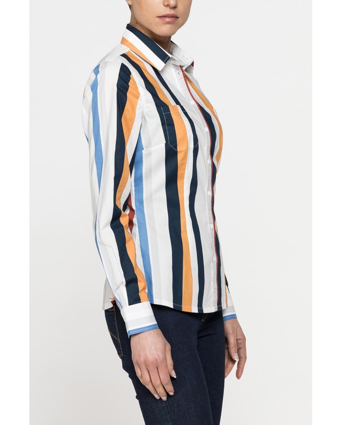 CAMICIA SFIANCATA IN MUSSOLA