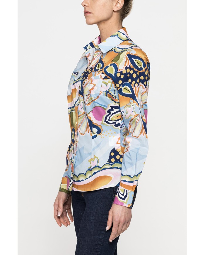 CAMICIA SFIANCATA IN MUSSOLA