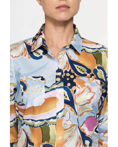 CAMICIA SFIANCATA IN MUSSOLA