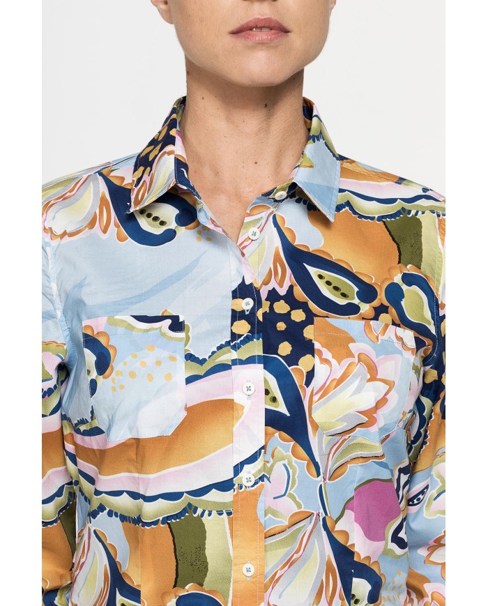 CAMICIA SFIANCATA IN MUSSOLA