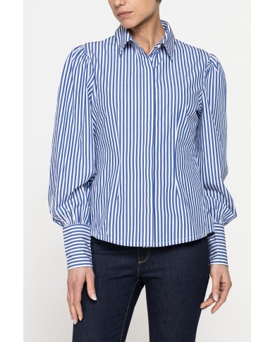 CAMICIA REGULAR FIT CON MANICHE A SBUFFO