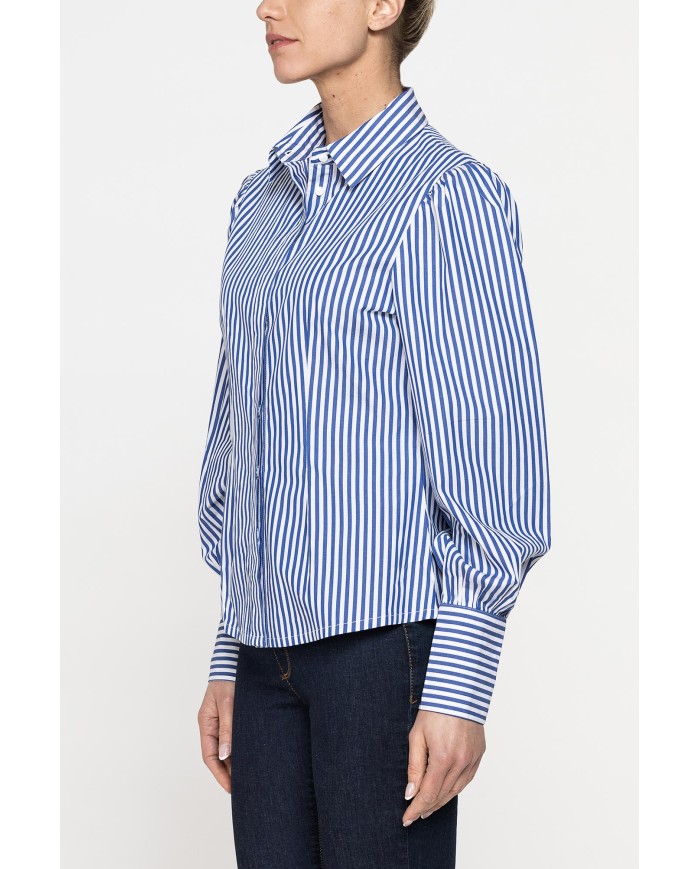 CAMICIA REGULAR FIT CON MANICHE A SBUFFO