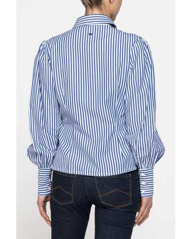 CAMICIA REGULAR FIT CON MANICHE A SBUFFO