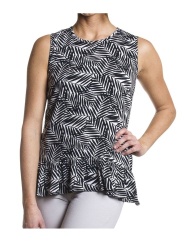 BLUSA SENZA MANICHE IN VISCOSA LEGGERA