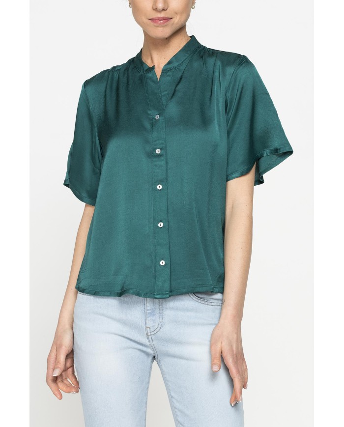 CAMICIA MORBIDA A MANICHE CORTE