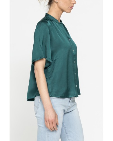 CAMICIA MORBIDA A MANICHE CORTE