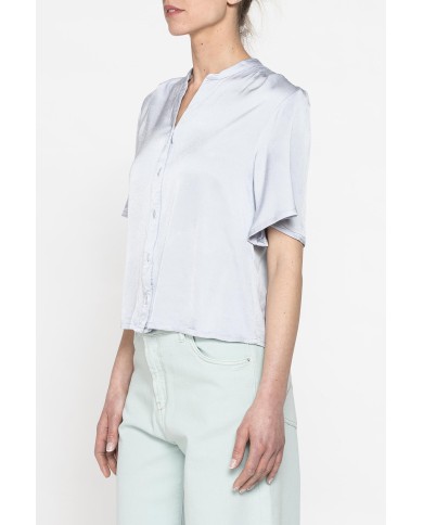 CAMICIA MORBIDA A MANICHE CORTE