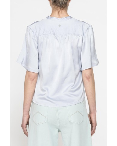 CAMICIA MORBIDA A MANICHE CORTE