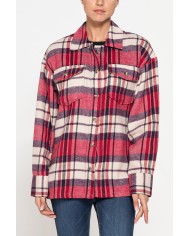 CAMICIA A QUADRI OVERSIZE