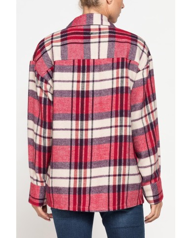 CAMICIA A QUADRI OVERSIZE