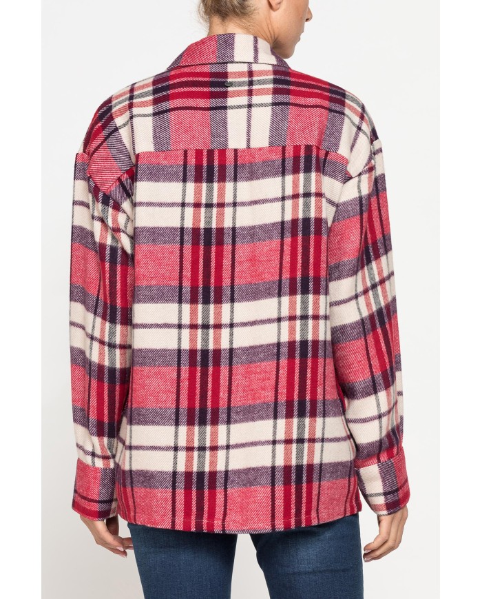 CAMICIA A QUADRI OVERSIZE