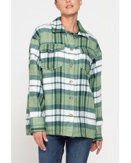 CAMICIA A QUADRI OVERSIZE