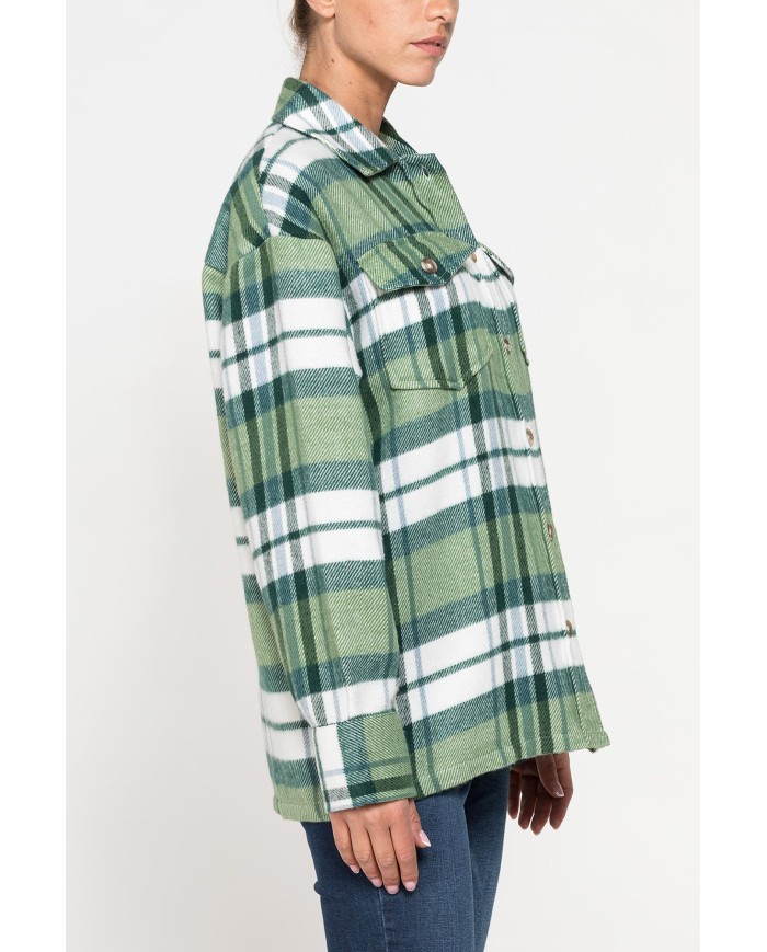 CAMICIA A QUADRI OVERSIZE