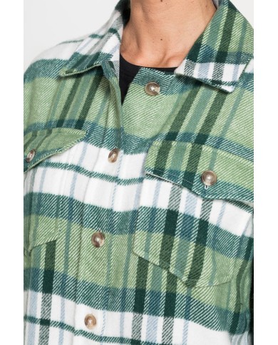 CAMICIA A QUADRI OVERSIZE