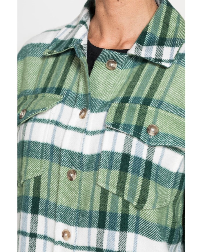 CAMICIA A QUADRI OVERSIZE