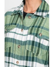 CAMICIA A QUADRI OVERSIZE