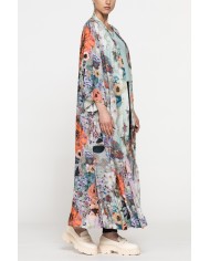 KAFTANO OVERSIZE FIT CON BALZA SUL FONDO