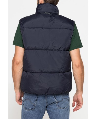 GIUBBINO SMANICATO IMBOTTITO CON TRAPUNTATURA LARGA