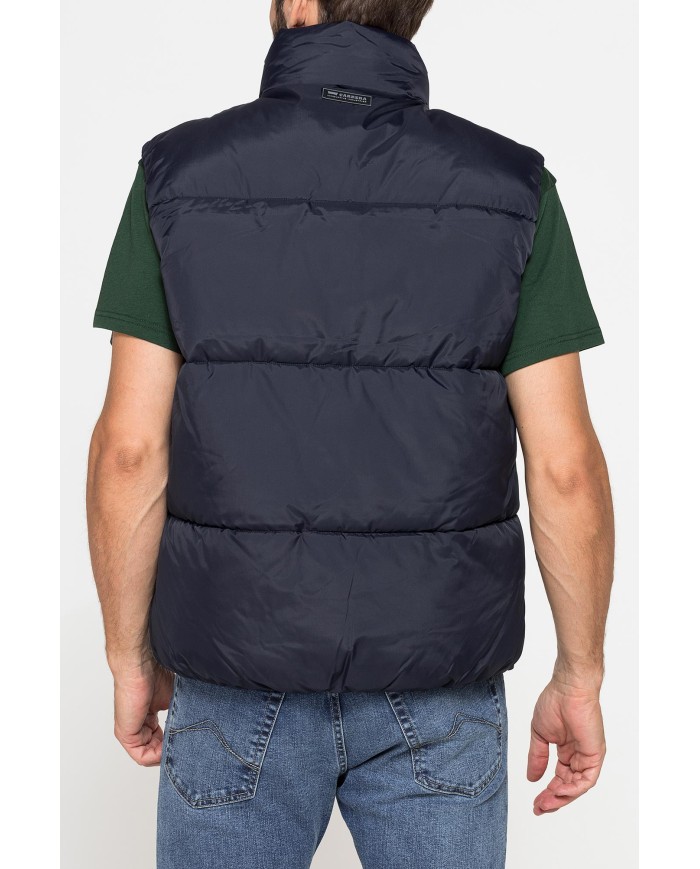 GIUBBINO SMANICATO IMBOTTITO CON TRAPUNTATURA LARGA