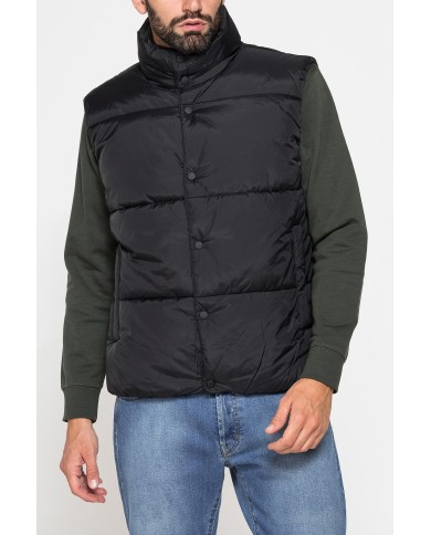 GIUBBINO SMANICATO IMBOTTITO CON TRAPUNTATURA LARGA