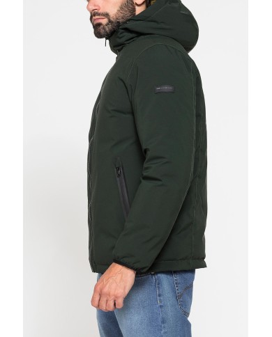 GIUBBOTTO DOUBLE FACE REVERSIBILE CON CAPPUCCIO