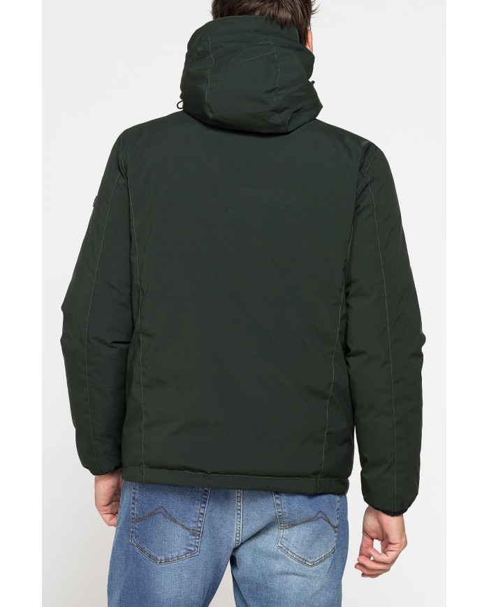 GIUBBOTTO DOUBLE FACE REVERSIBILE CON CAPPUCCIO