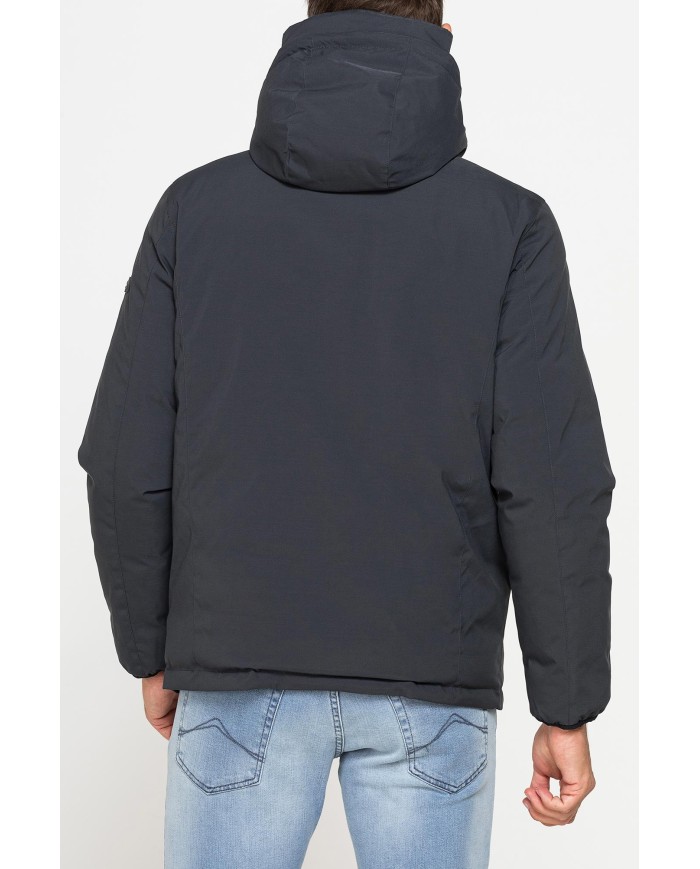 GIUBBOTTO DOUBLE FACE REVERSIBILE CON CAPPUCCIO