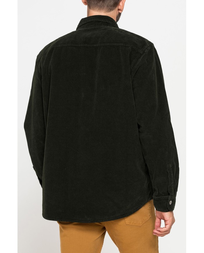 GIACCA CAMICIA COMFORT FIT IN VELLUTO 500 RIGHE