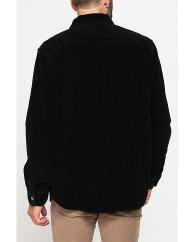 GIACCA CAMICIA COMFORT FIT IN VELLUTO 500 RIGHE