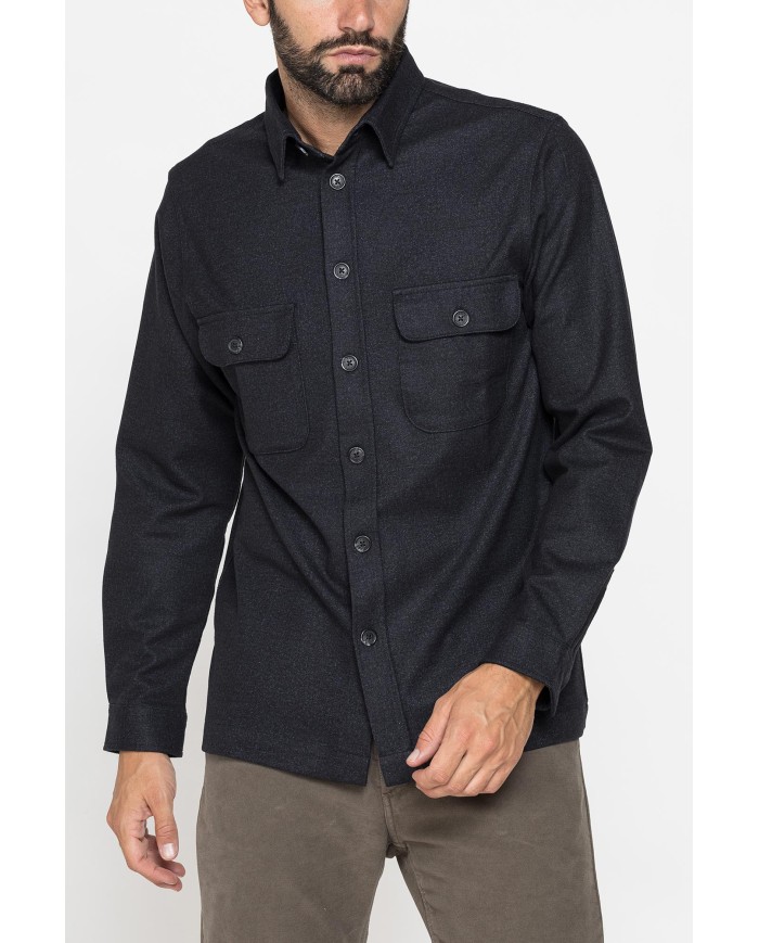 OVERSHIRT IN TESSUTO A MAGLIA JERSEY