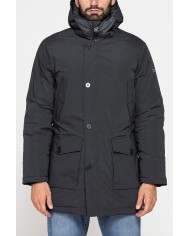 PARKA LUNGO DA UOMO CON CAPPUCCIO