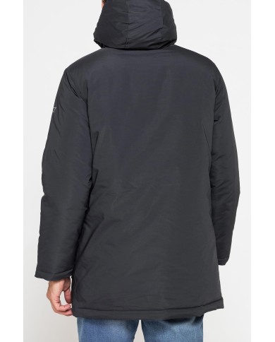PARKA LUNGO DA UOMO CON CAPPUCCIO