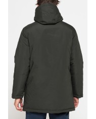PARKA LUNGO DA UOMO CON CAPPUCCIO