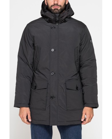 PARKA LUNGO DA UOMO CON CAPPUCCIO