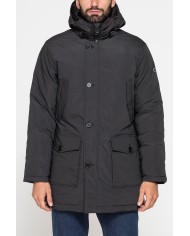 PARKA LUNGO DA UOMO CON CAPPUCCIO