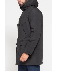 PARKA LUNGO DA UOMO CON CAPPUCCIO