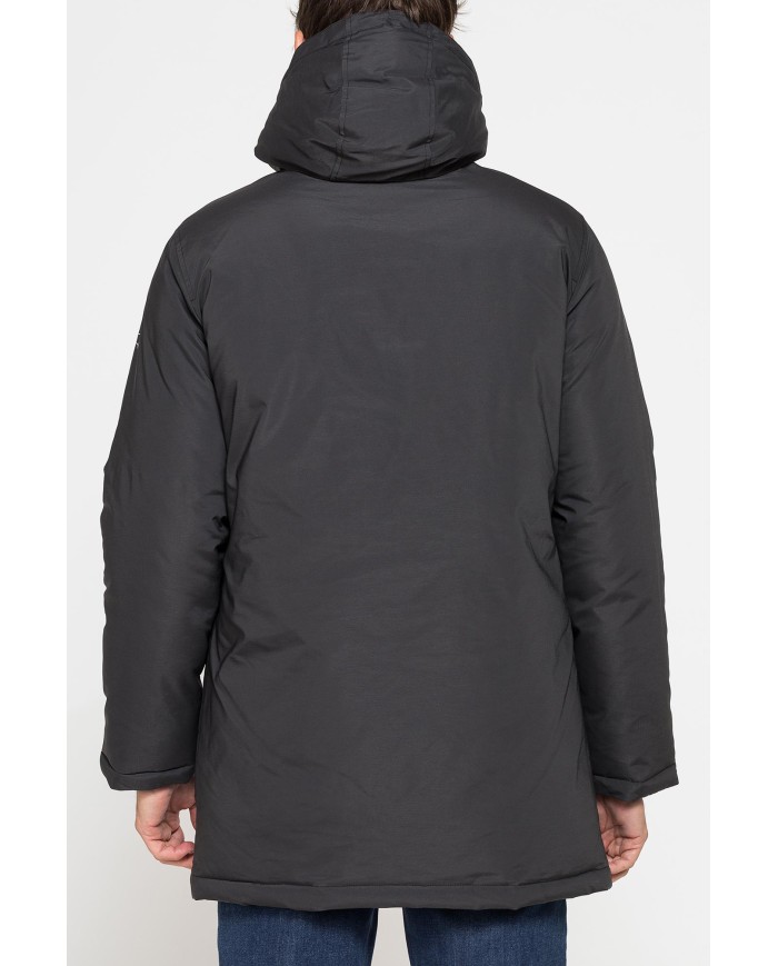 PARKA LUNGO DA UOMO CON CAPPUCCIO