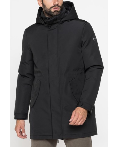 PARKA IN TESSUTO TECNICO ELASTICIZZATO