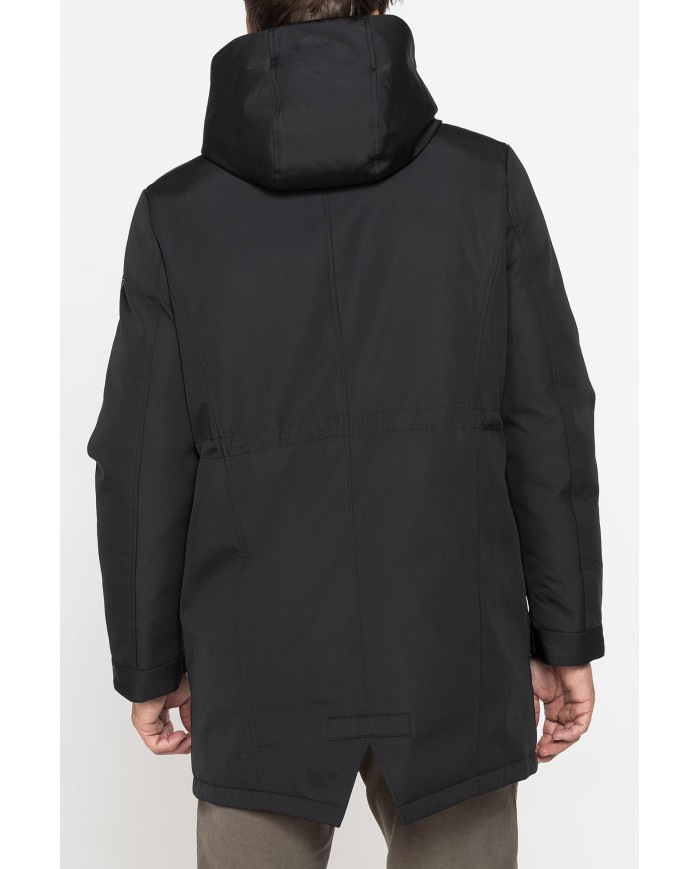 PARKA IN TESSUTO TECNICO ELASTICIZZATO