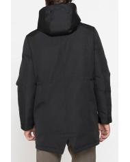 PARKA IN TESSUTO TECNICO ELASTICIZZATO