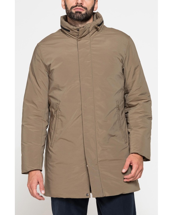 PARKA CON CAPPUCCIO INSERITO NEL COLLO