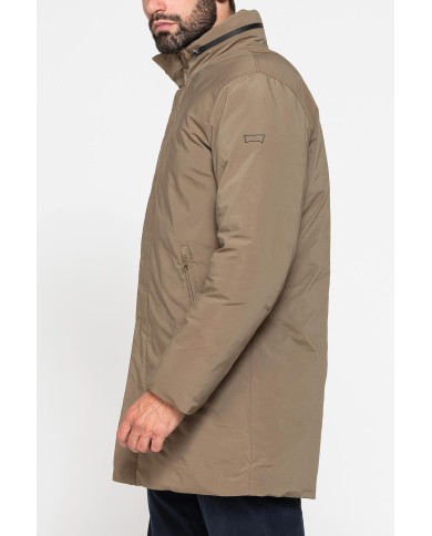 PARKA CON CAPPUCCIO INSERITO NEL COLLO